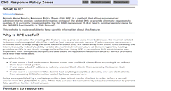 Desktop Screenshot of dnsrpz.info